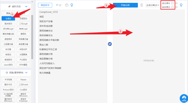 spss怎么进行主成分分析