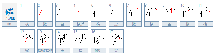 磷怎么读音是什么