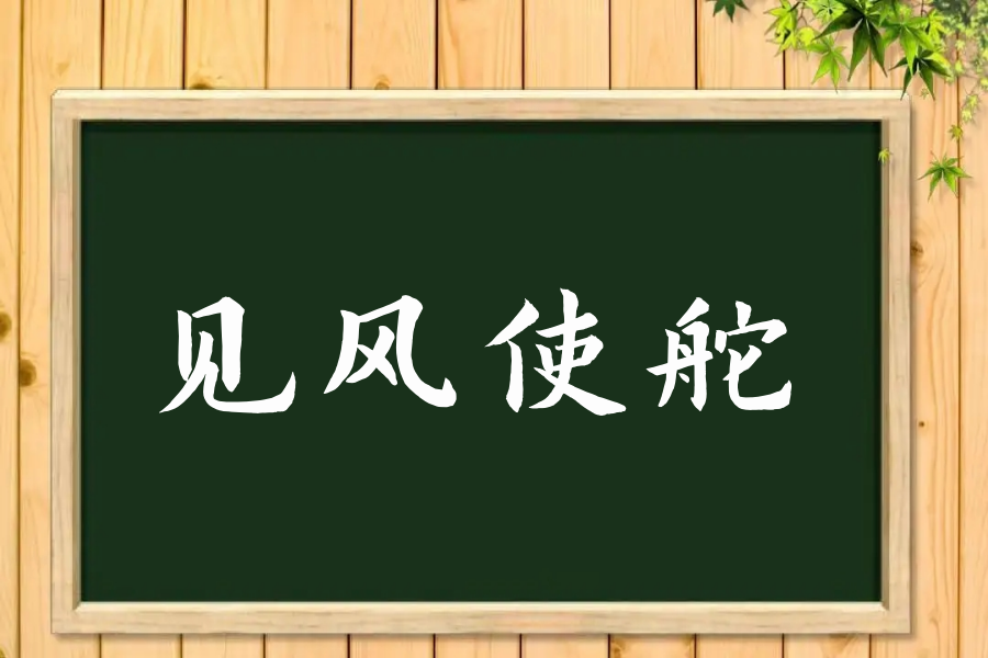 见风使舵意思是什么