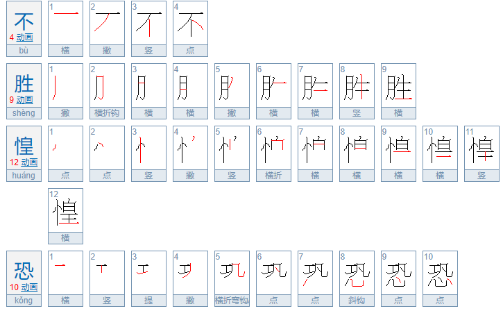 不胜惶恐是什么意思？