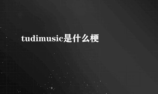 tudimusic是什么梗