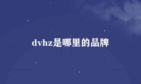 dvhz是哪里的品牌