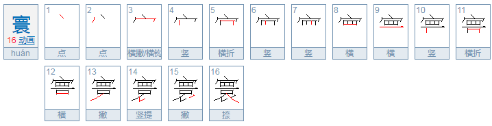 寰怎么读？