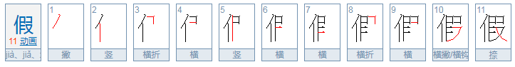 假字的多音字