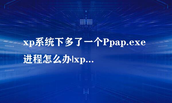 xp系统下多了一个Ppap.exe进程怎么办|xp系统下多了Ppap.exe进程的解决方法