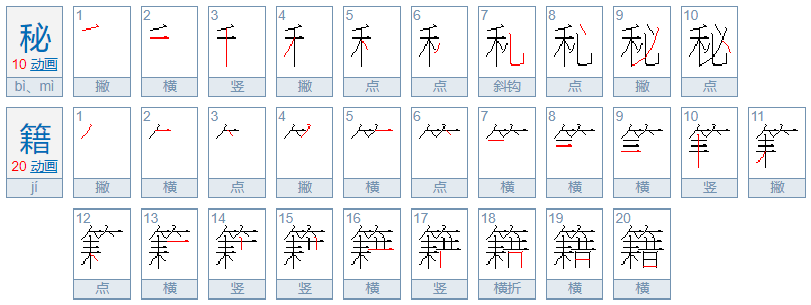 秘籍和秘笈的区别