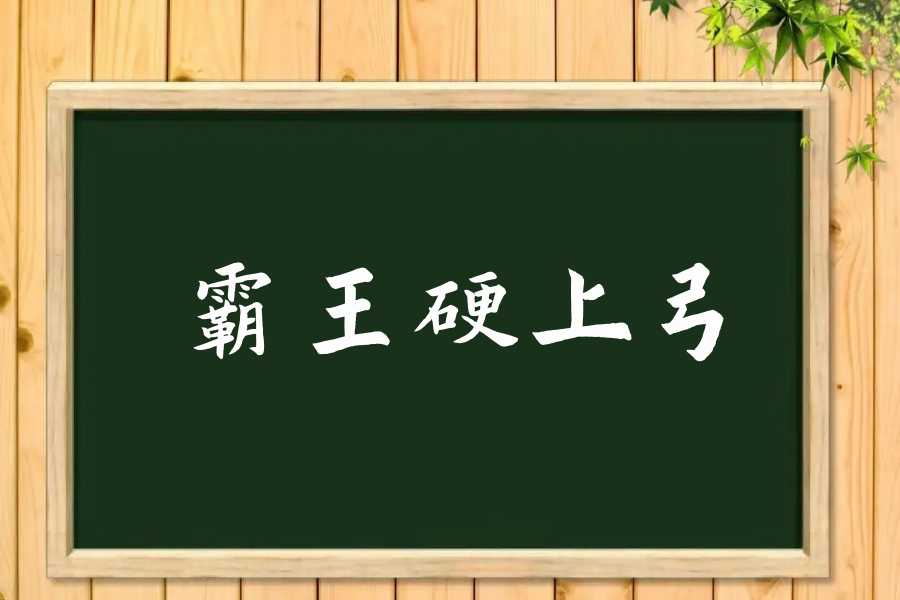 霸王硬上弓是什么意思