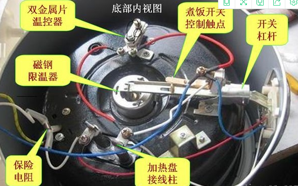 电饭锅内部接线图