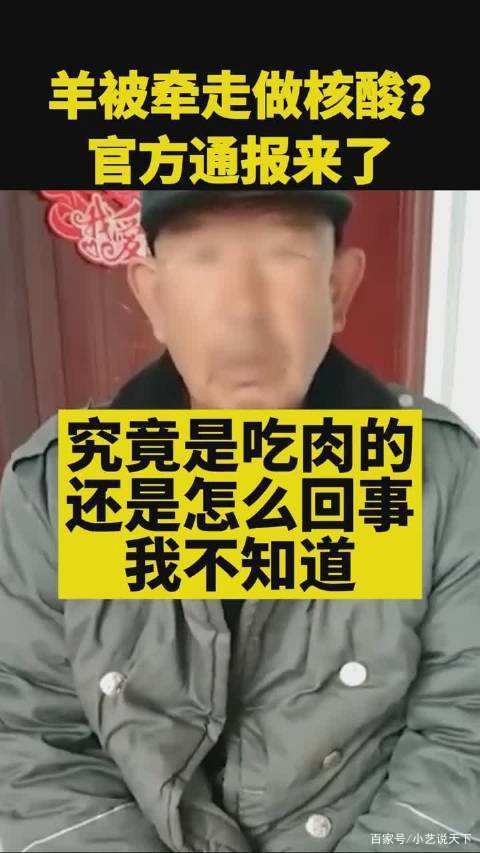 河北河间通报巡逻队“带羊做核酸”一事，此事背后的真相是什么？