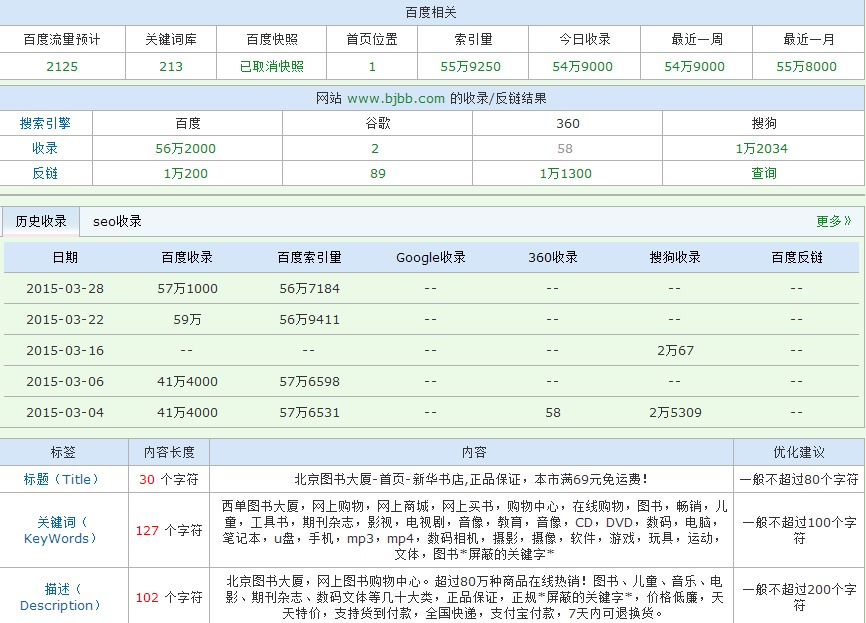 北京西单图书大厦的网站是什么？