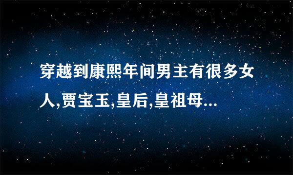 穿越到康熙年间男主有很多女人,贾宝玉,皇后,皇祖母等等,他能控制皇上