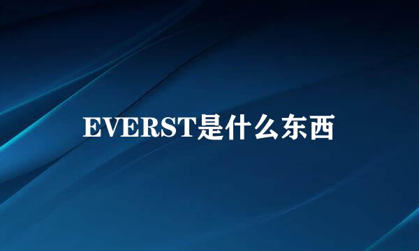 EVERST是什么东西