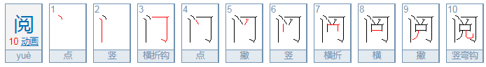阅是什么意思?