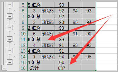 excel如何进行分类汇总？