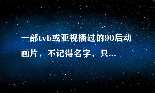 一部tvb或亚视播过的90后动画片，不记得名字，只记得里面有个黄色长头发女孩