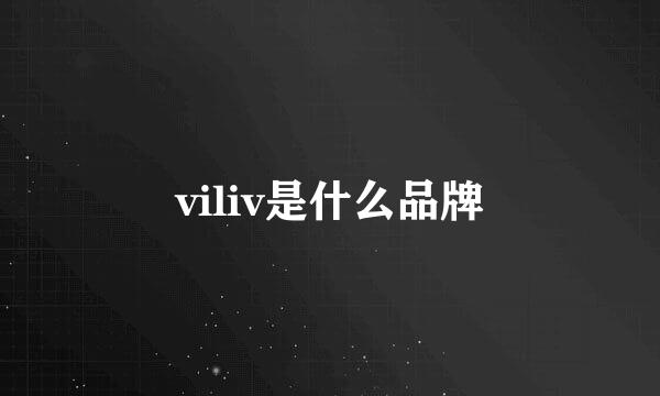 viliv是什么品牌