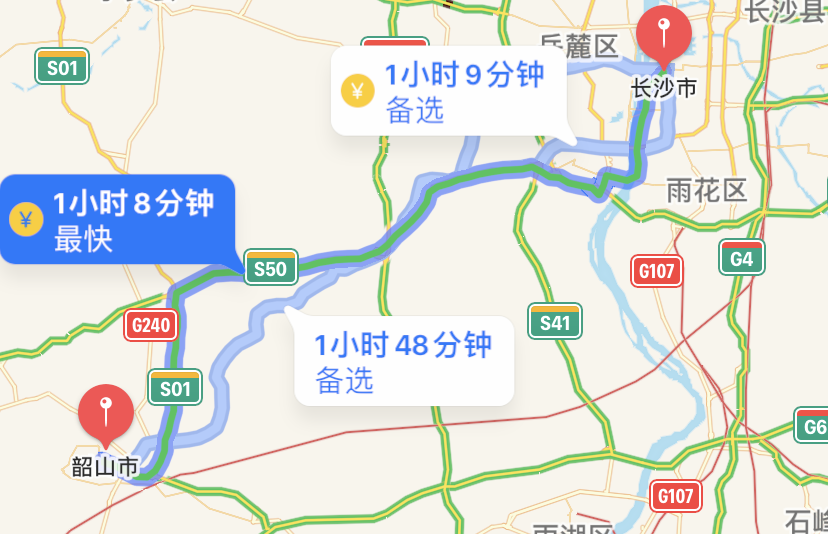 长沙到韶山有多远，过路费用要多少钱？