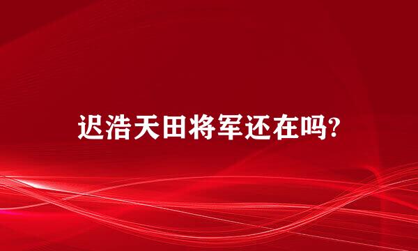 迟浩天田将军还在吗?