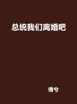 《总统我们离婚吧》txt下载在线阅读全文，求百度网盘云资源