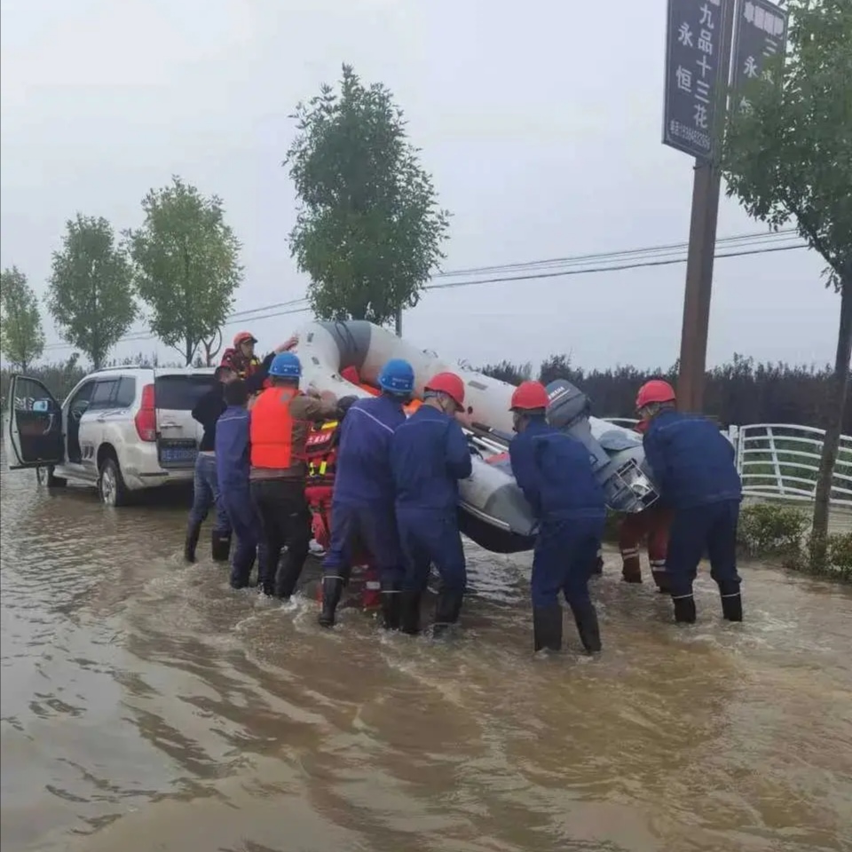 强降雨导致陕西大荔23.9万人因此受灾，哪些部门参与了此次的救灾行动？