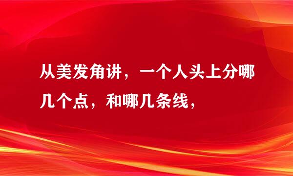 从美发角讲，一个人头上分哪几个点，和哪几条线，