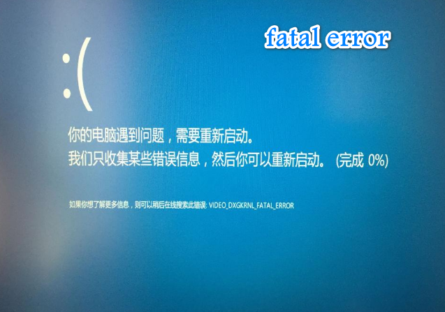 fatal error什么意思？