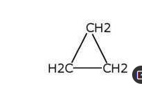 环丙烷结构式是什么？