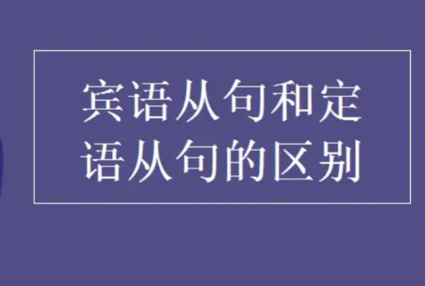 定语从句和宾语从句区别