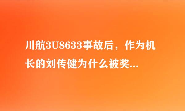 川航3U8633事故后，作为机长的刘传健为什么被奖励500万元