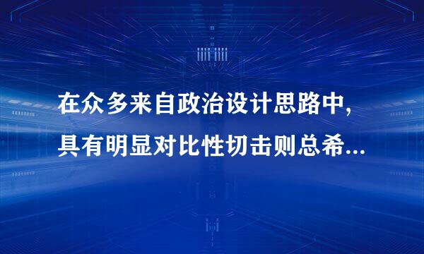 在众多来自政治设计思路中,具有明显对比性切击则总希满讨调愿企进的是理想主义与现实主义方案,二者具有明显的差异。这种差异根源于人们对...