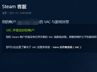 如何查看steam帐号有没有被封或者违规