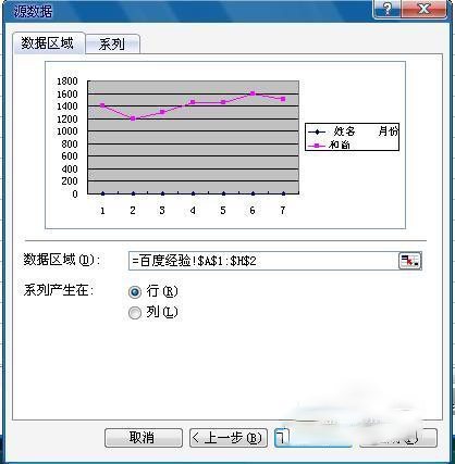 在excel中做折线统计图方法