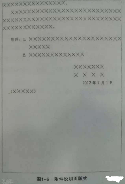 公文中的附件怎么编排？