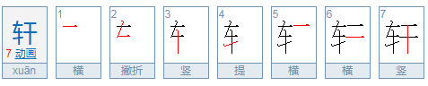 轩字取名聚甲的寓意好吗