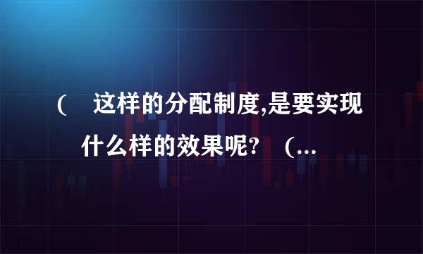 ( 这样的分配制度,是要实现 什么样的效果呢? (请拖动滑块作答) 勤劳致富 合法