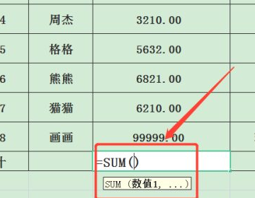 用来自sum求和显示为0，怎么回事？