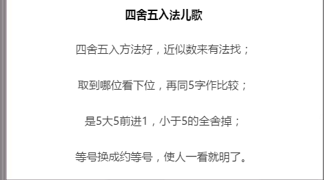 数学，四舍五入是什么意思，怎么理解。