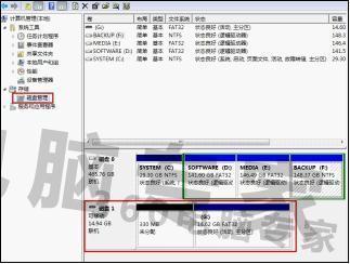 我的移批愿赵而供却同善怕动硬盘插入电脑，右下角有显示来自图标，但是不显示盘符，无法读取