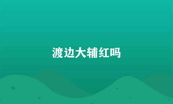 渡边大辅红吗