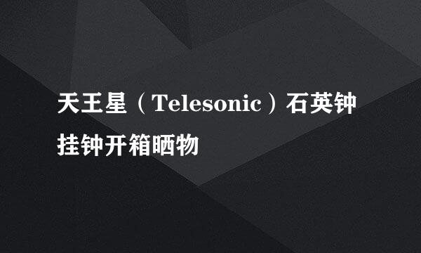 天王星（Telesonic）石英钟挂钟开箱晒物