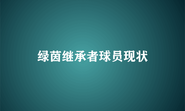 绿茵继承者球员现状