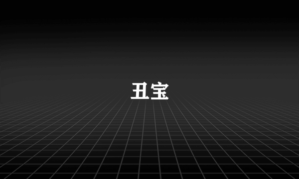 丑宝