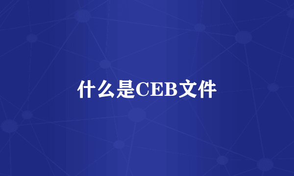 什么是CEB文件