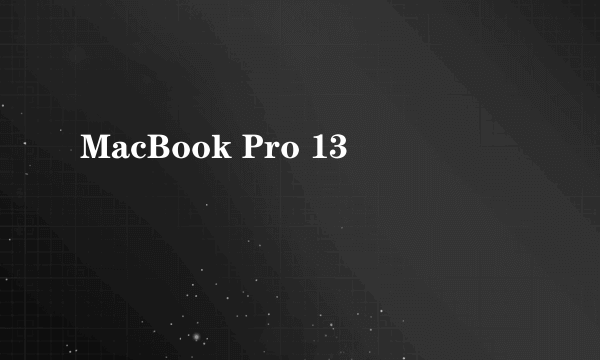 MacBook Pro 13