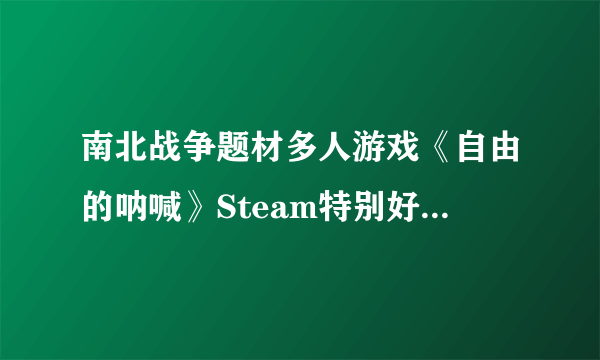 南北战争题材多人游戏《自由的呐喊》Steam特别好评 线列步兵真好玩