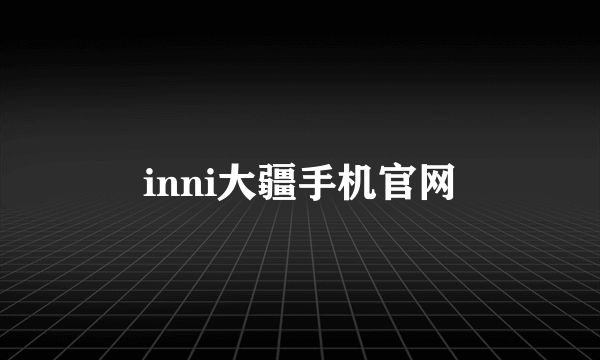 inni大疆手机官网