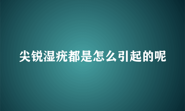 尖锐湿疣都是怎么引起的呢