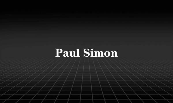 Paul Simon