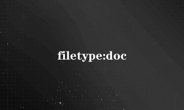 filetype:doc