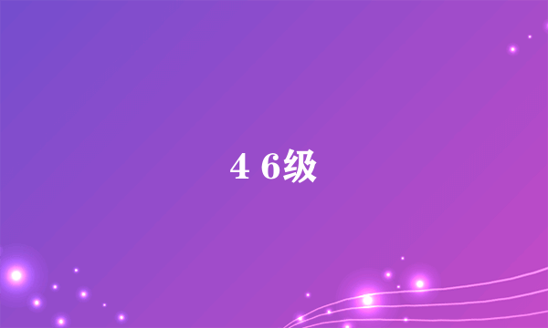 4 6级